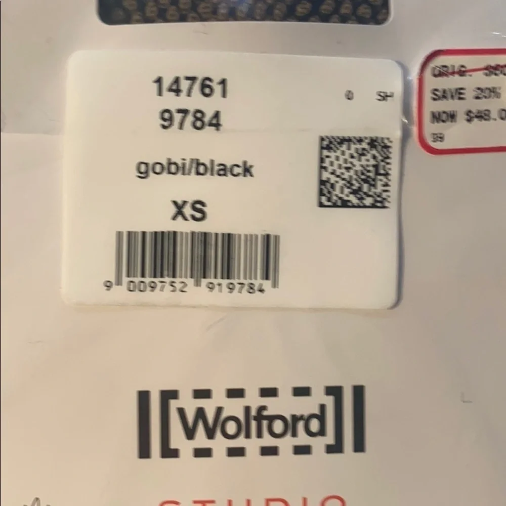 NWT Wolford two tone look‎ tights